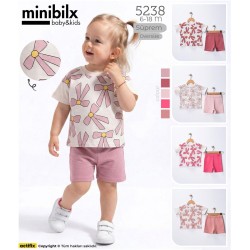 MINIBILX 5238 YAZLIK ŞORTLU TK 6-12-18-24 AY MINIBILX 5238 YAZLIK ŞORTLU TK 6-12-18-24 AY