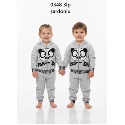 MINIBIRD 0348 3IP PANDA FERMUARLI 2LI TAKIM 