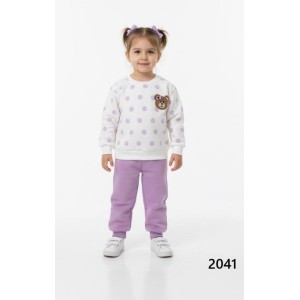 MINIBIRD 2041 PUANTIYELI ÜÇIP  KIZ TAKIM