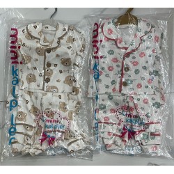 MINIKALPLER YAKALI PIJAMA