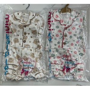 MINIKALPLER YAKALI PIJAMA