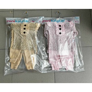 MINI KALPLER FIRFIRLI LEOPAR KIZ TAKIM