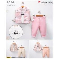 PATPAT BABY 4098 ŞIŞME YELEK TAKIM 9-12-18-24 AY