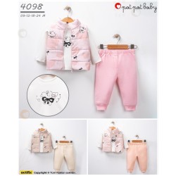 PATPAT BABY 4098 ŞIŞME YELEK TAKIM 9-12-18-24 AY