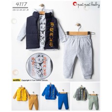 PATPAT BABY 4117 ŞIŞME YELEK TAKIM 9-12-18-24 AY