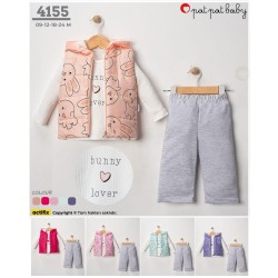 PATPAT 4155 BUNNY ŞIŞME ÜÇLÜ TAKIM