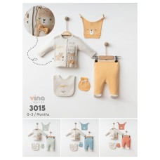 VINA 3015 AYICIKLI ERKEK BEŞLI SET