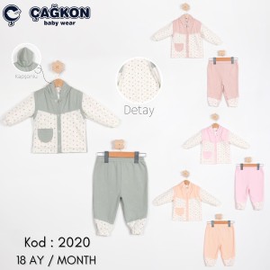 ÇAĞKON 2020 ÇIÇEKLI 3LÜ TKM